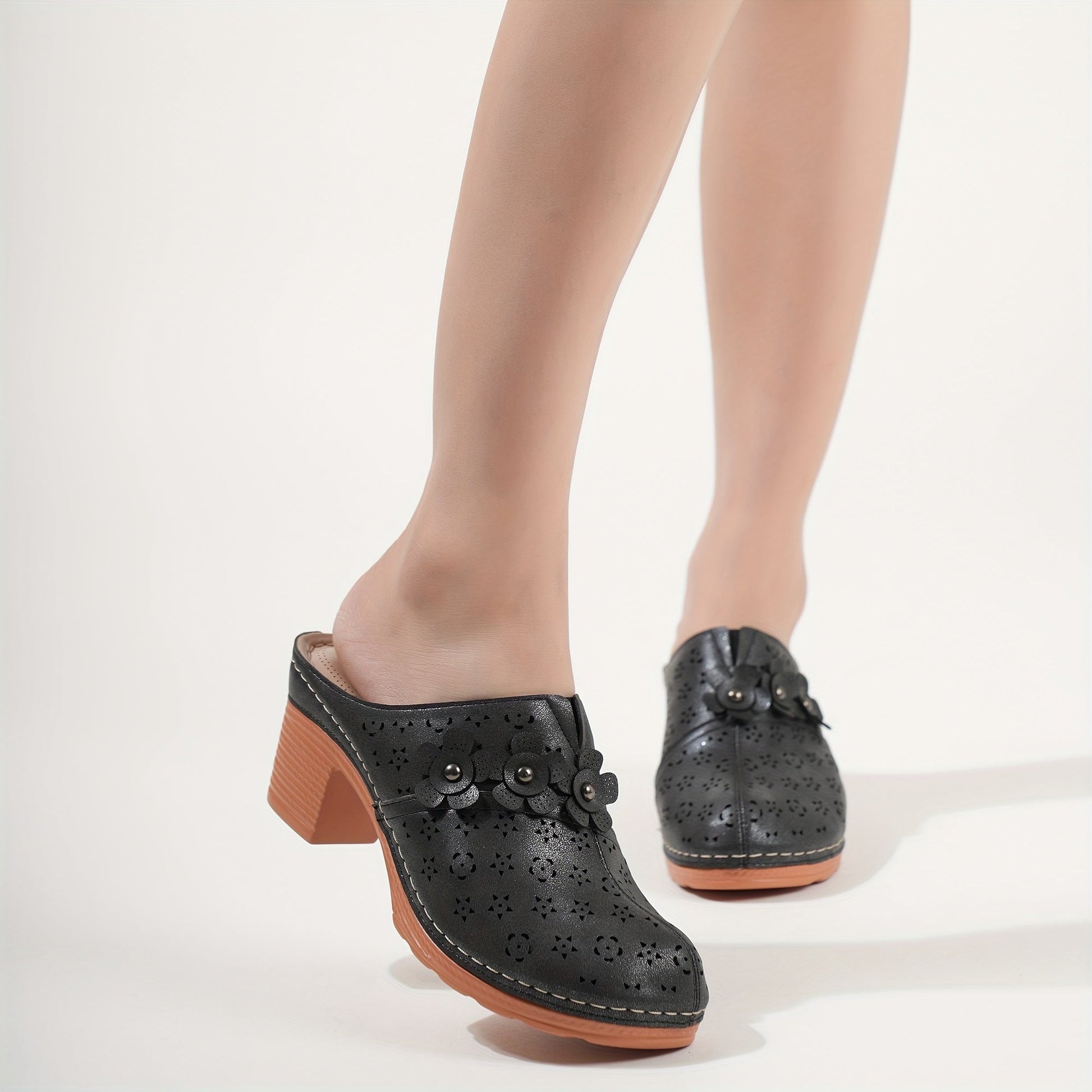 Stijlvolle chunky dames mules: comfortabel en chic | Shop nu! afbeelding 2