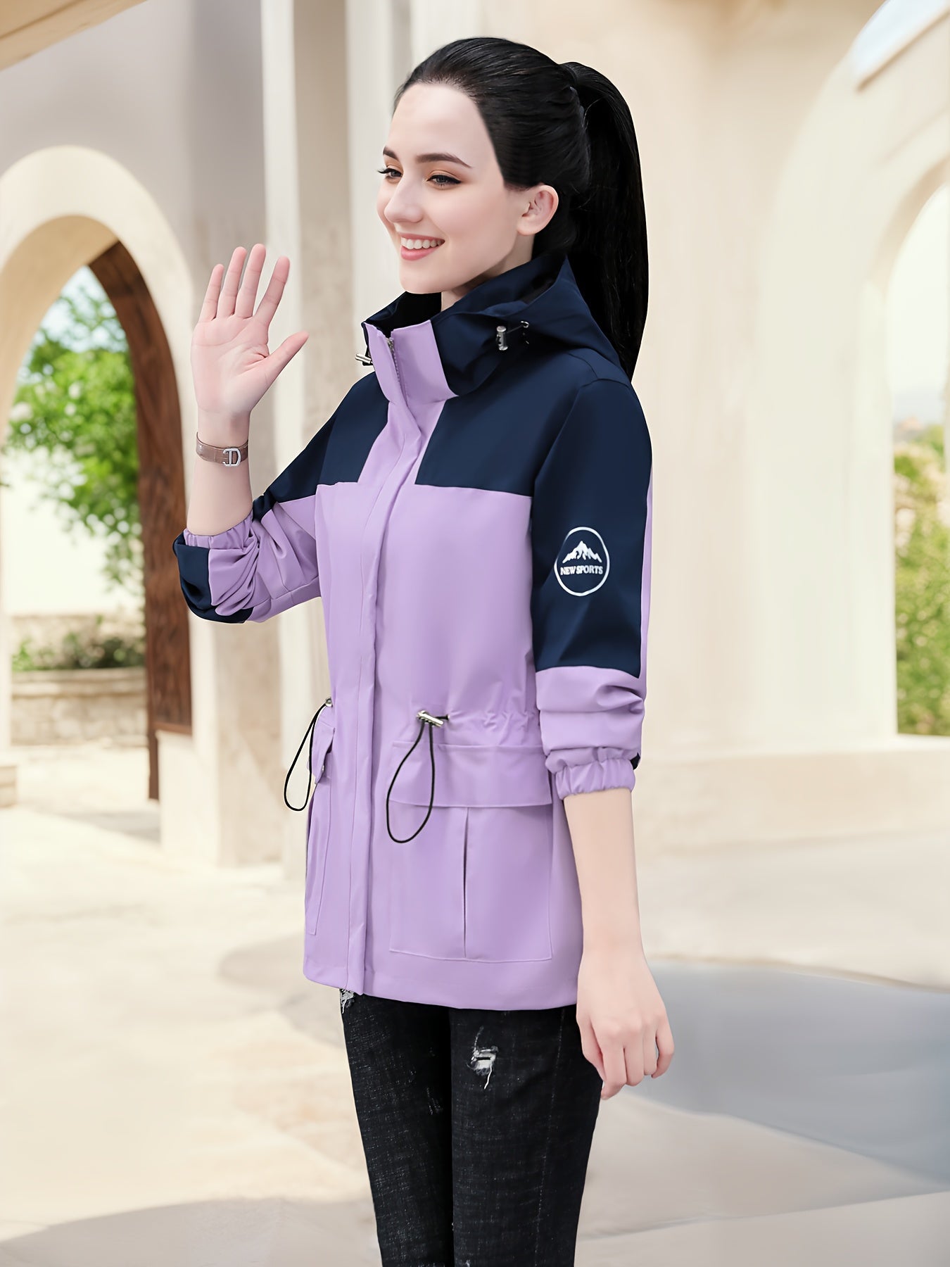 Stijlvolle en waterdichte dames outdoor jas voor herfst en winter- avonturen! afbeelding 10