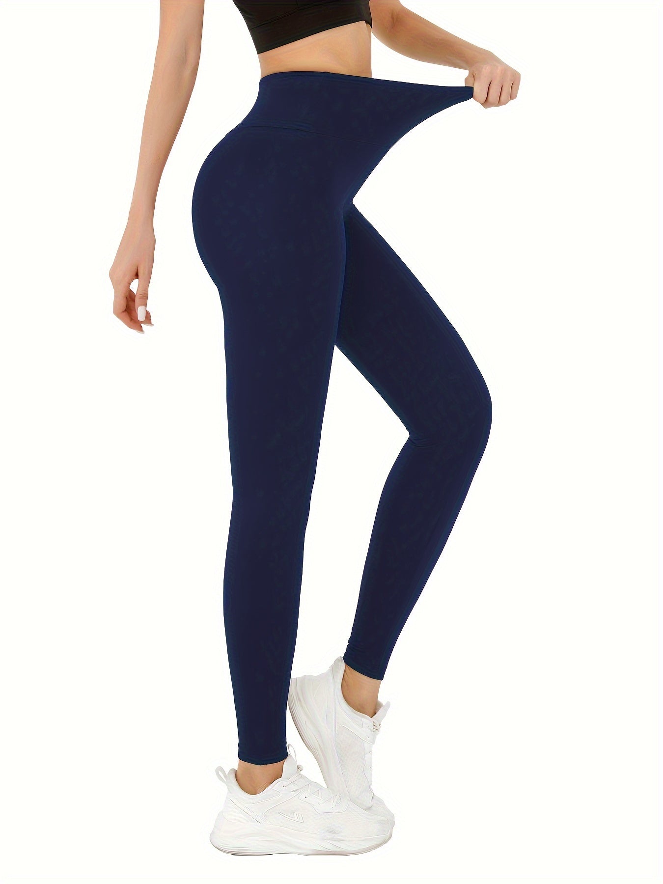 Comfortabele High-Waisted Yoga Leggings voor Volwassenen | Stijlvol en Elastisch afbeelding 8