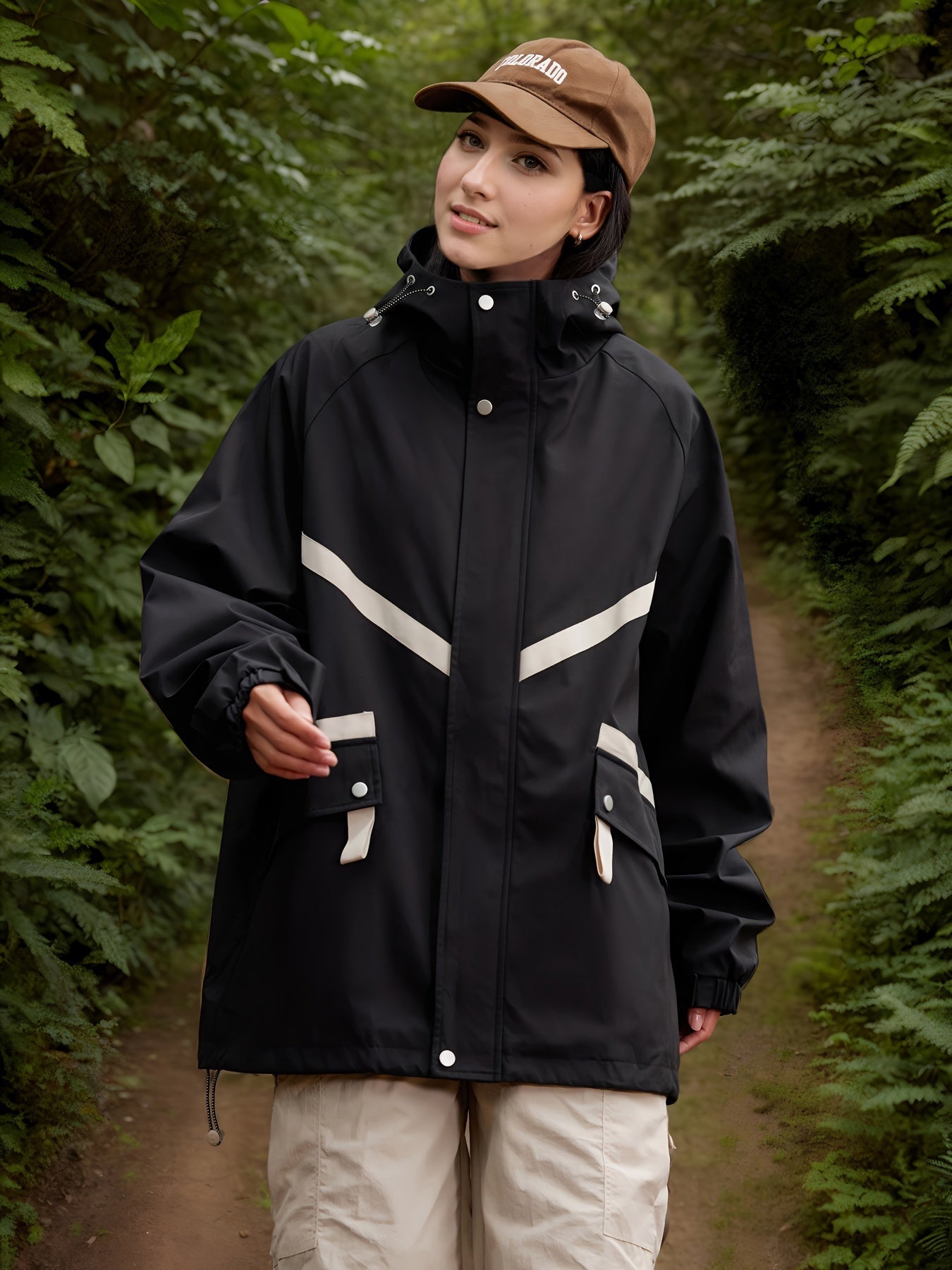 Waterdicht lichtgewicht windjack van premium katoenmix | Bescherming en stijl in één | Perfect voor herfst en winter afbeelding 2