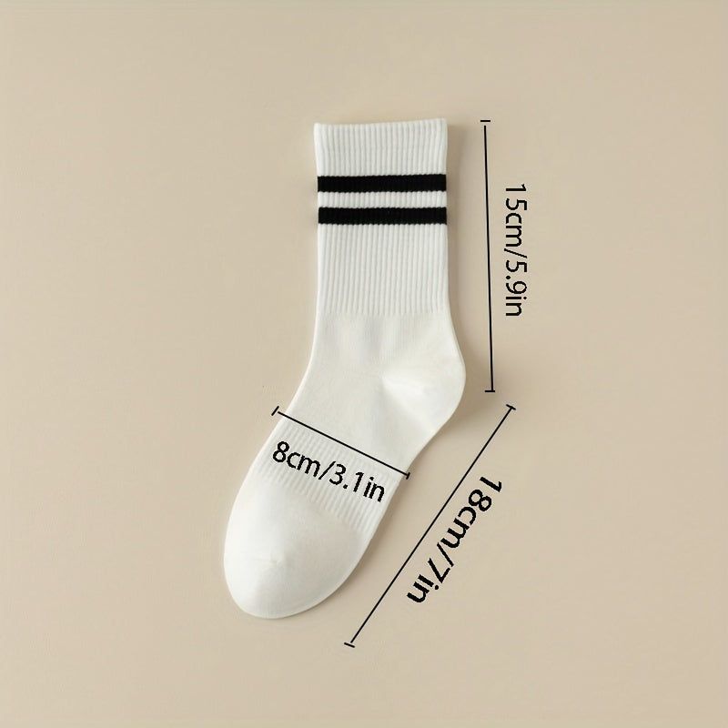 Ademende unisex crew-sokken voor sportieve activiteiten | Ultiem comfort en frisheid | Ideaal voor alle seizoenen afbeelding 3