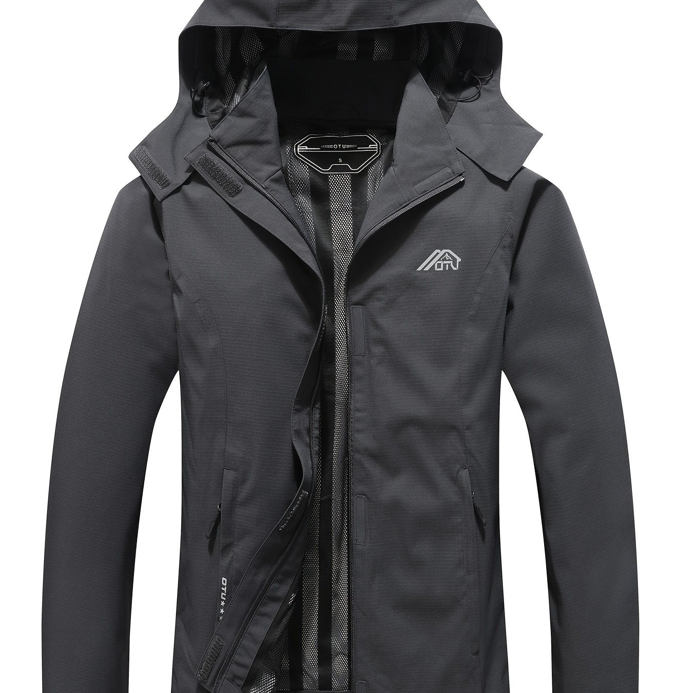 Waterdicht windjack met capuchon afbeelding 14