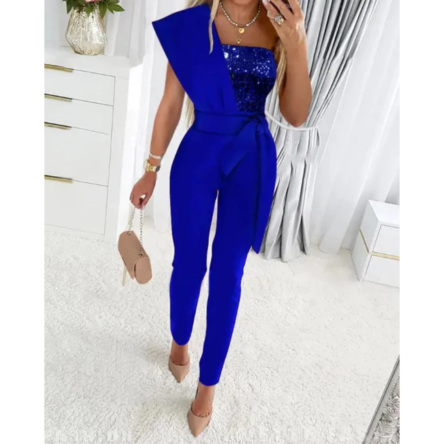 Darya | Jumpsuit met lovertjes