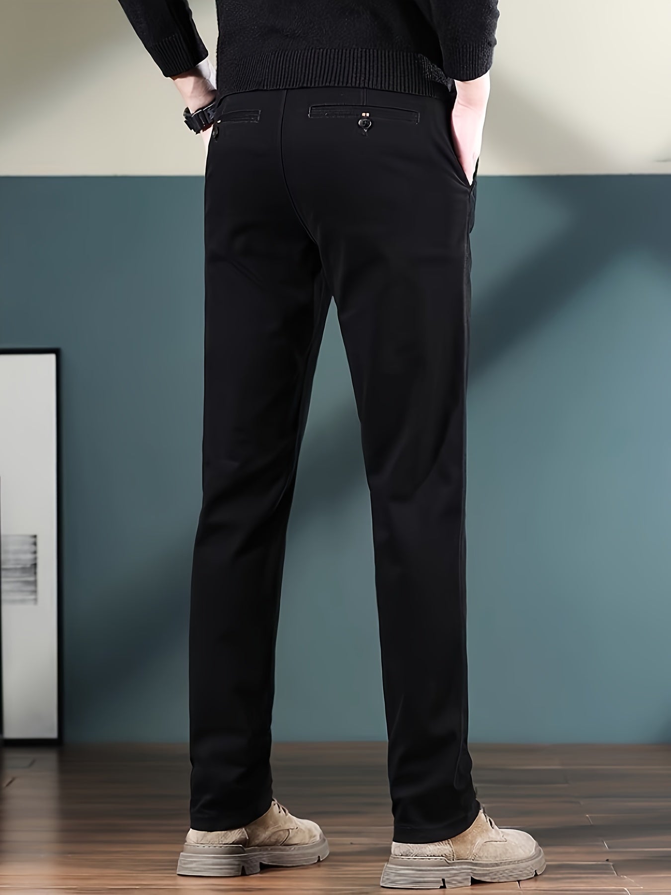 Lichtgewicht chino met klassieke pasvorm