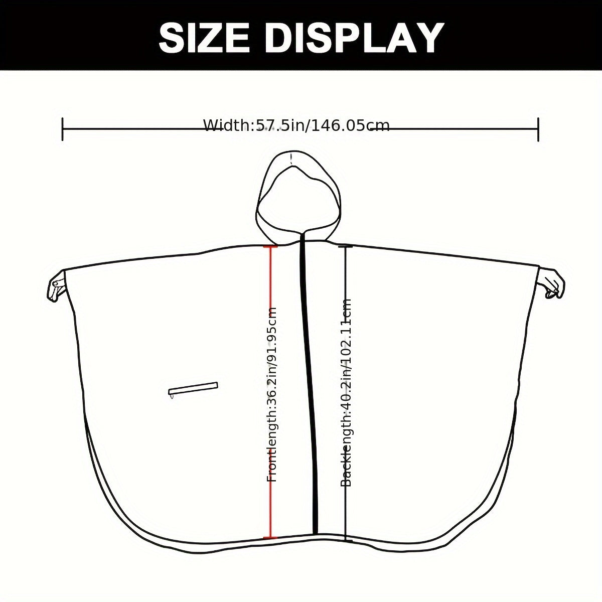 Stijlvolle waterdichte poncho met bloemenprint - Duurzaam en fashionable afbeelding 9