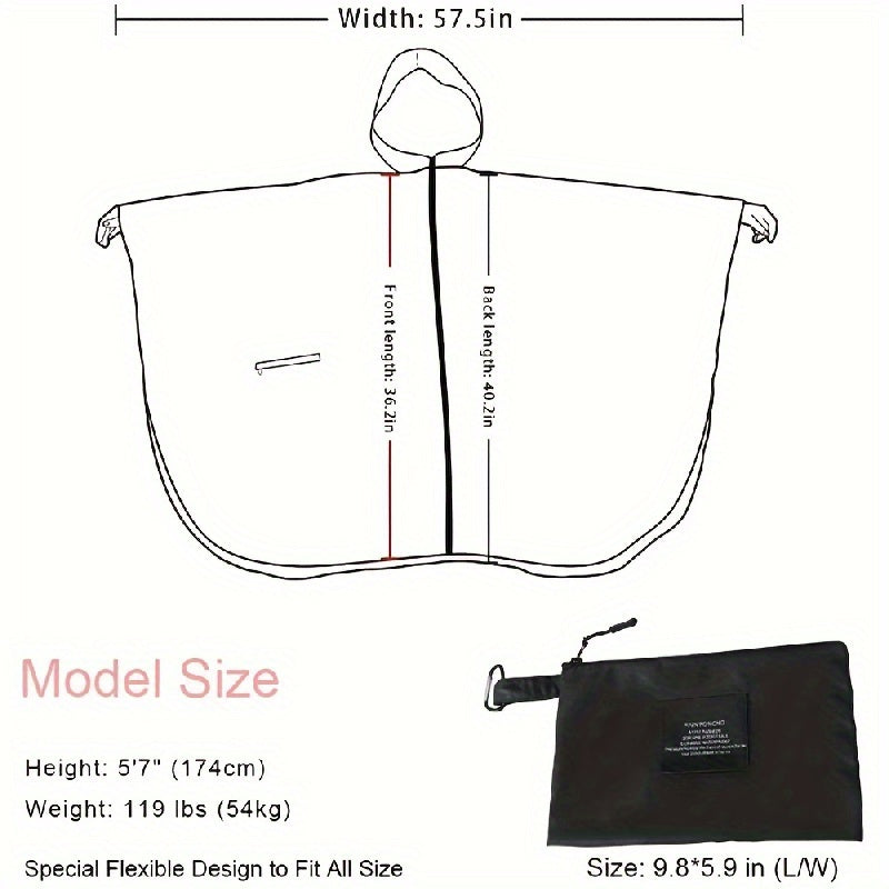 Waterdichte regenjas van topkwaliteit voor alle seizoenen - Ideaal voor regenachtige dagen afbeelding 8