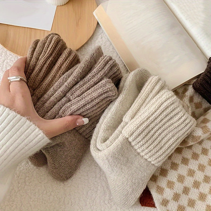Zachte mid-tube sokken van premium katoenmix - comfort voor elke dag afbeelding 3