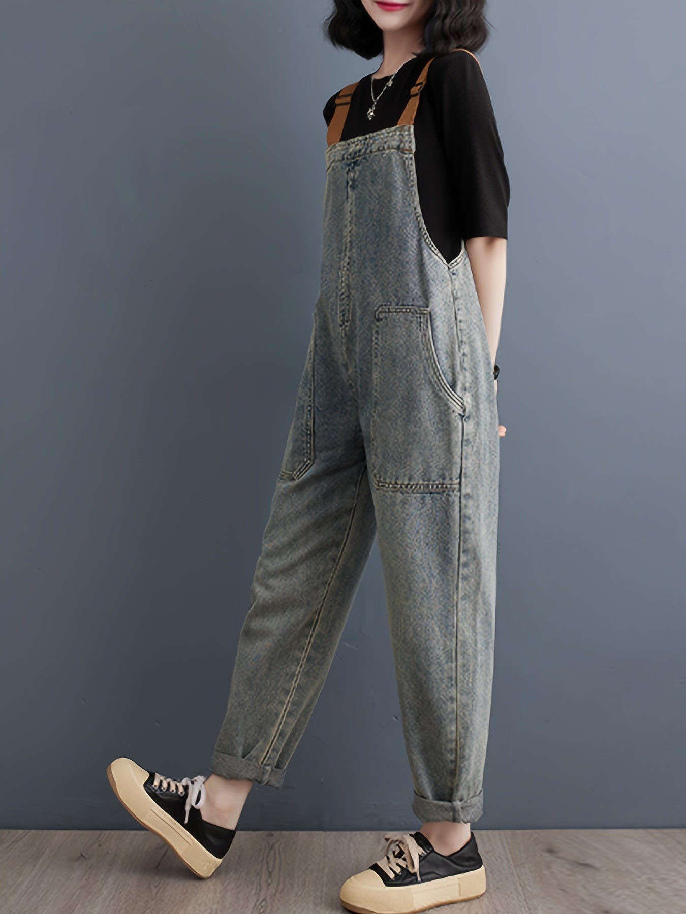 Trendy dames denim overall | Duurzaam, veelzijdig & comfortabel afbeelding 6