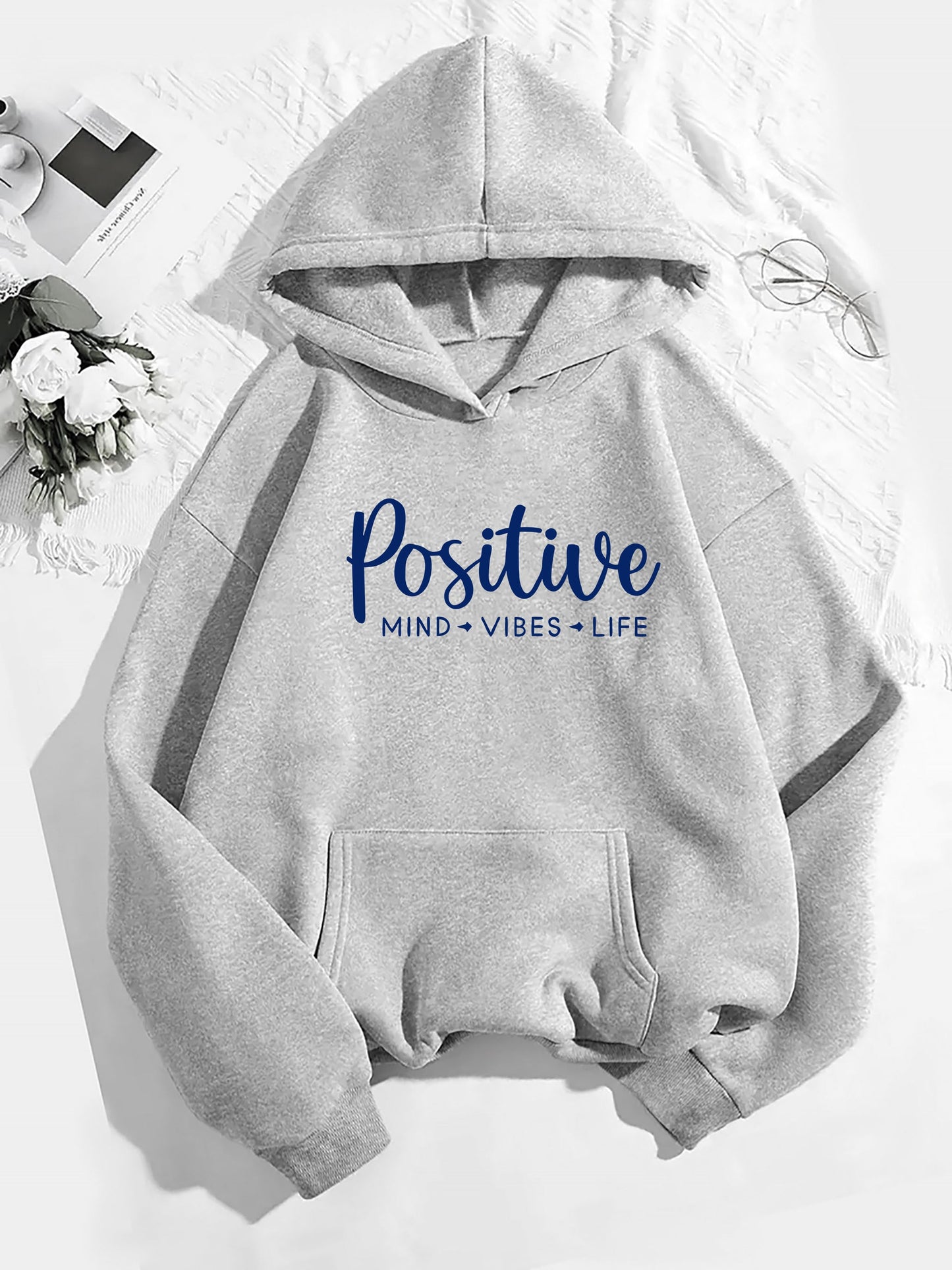 Modieuze Dames Hoodie van Premium Katoenmix | Trendy en Comfortabel! afbeelding 2