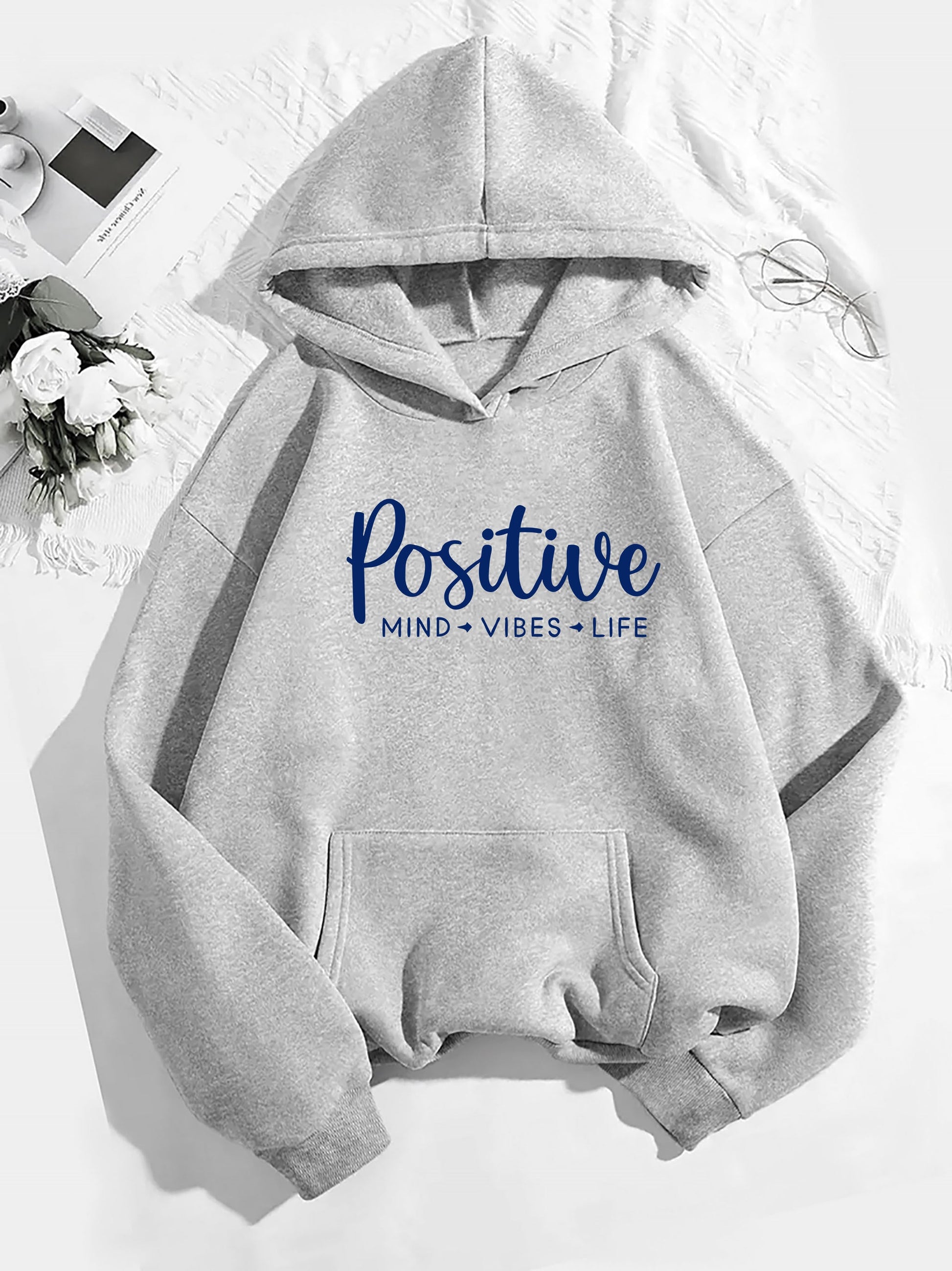 Modieuze Dames Hoodie van Premium Katoenmix | Trendy en Comfortabel! afbeelding 2