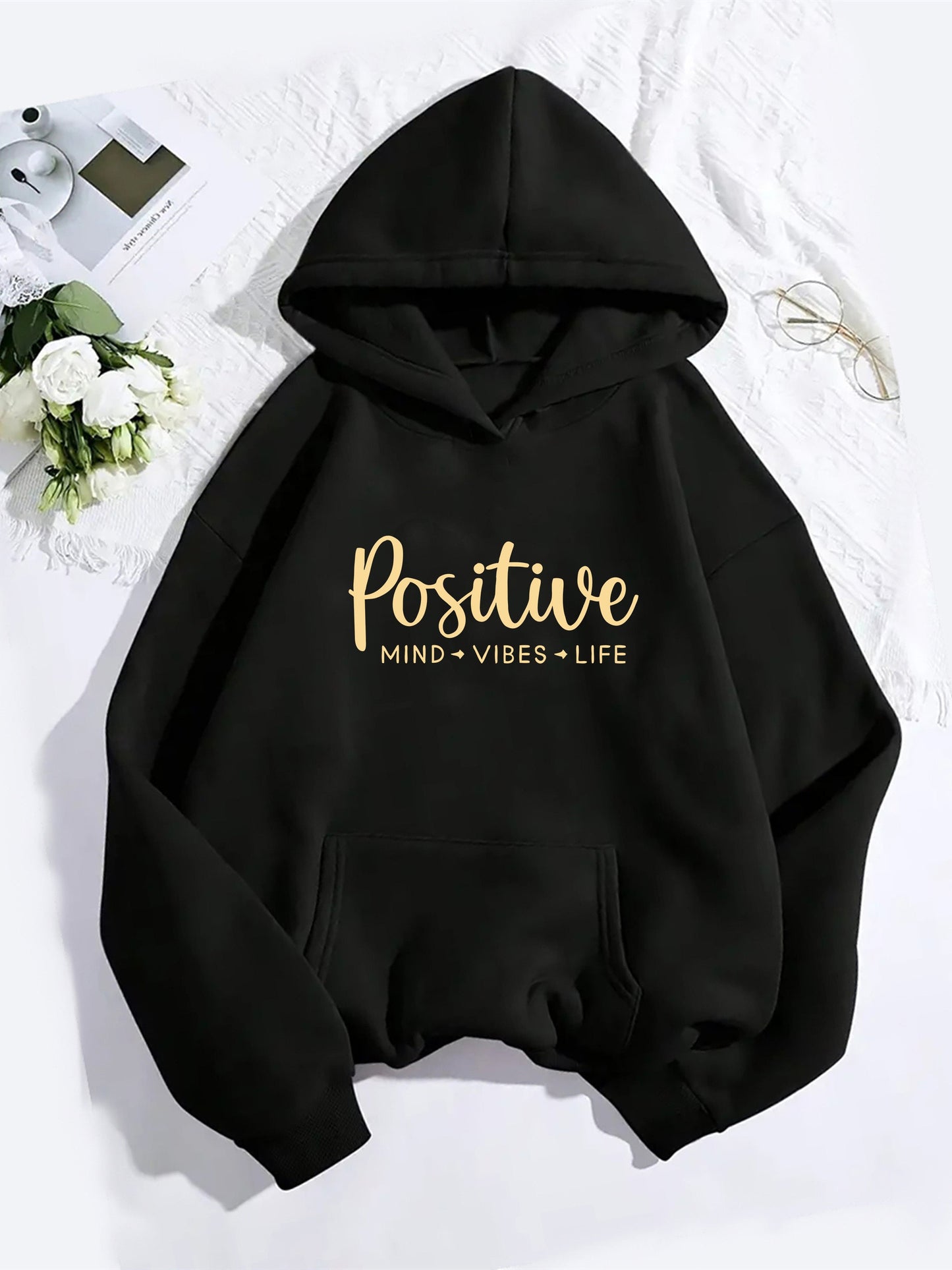 Modieuze Dames Hoodie van Premium Katoenmix | Trendy en Comfortabel! afbeelding 3