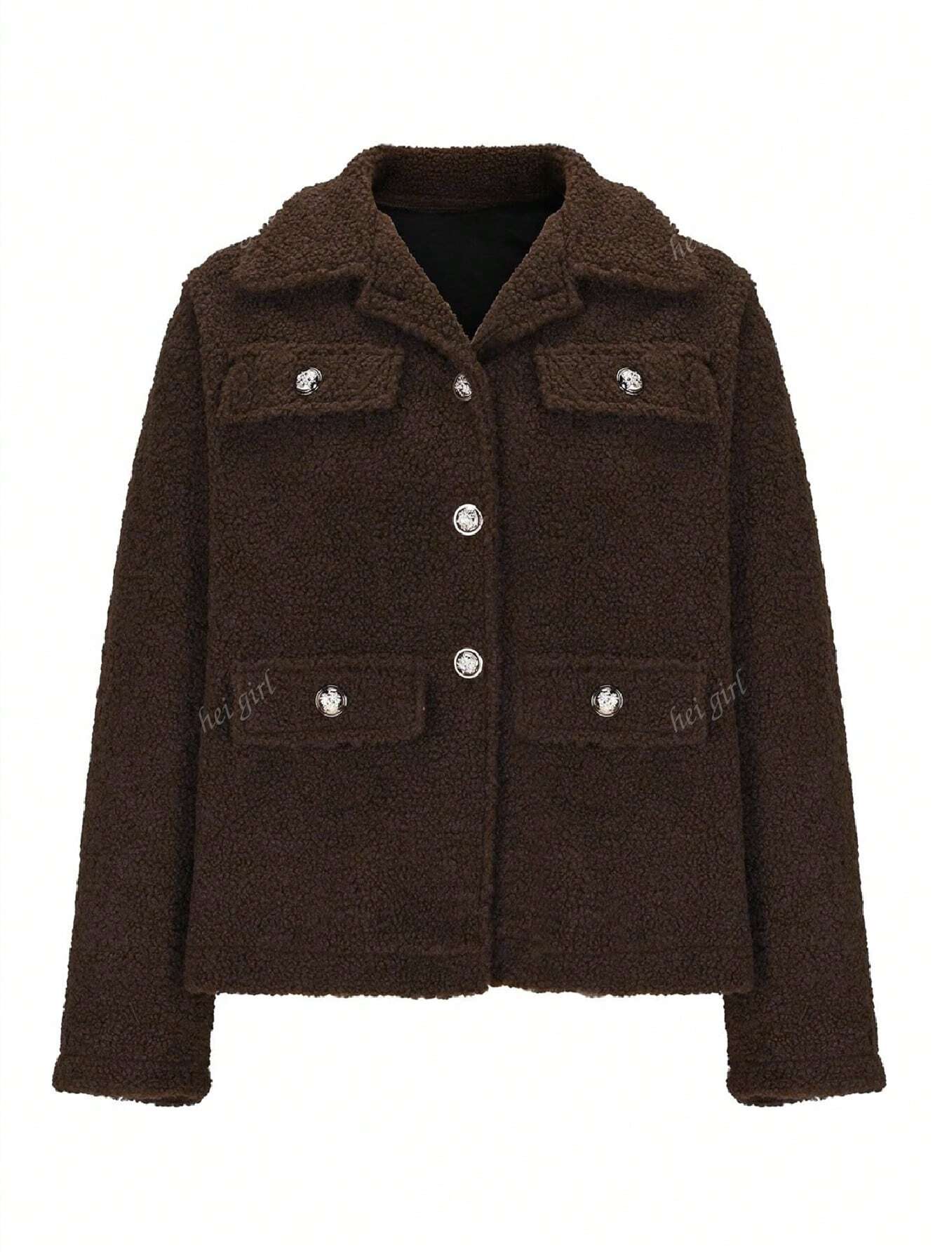 Kort vest met reverskraag en oversized mouwen