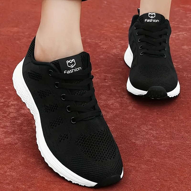 Ademende gebreide damessneakers afbeelding 7