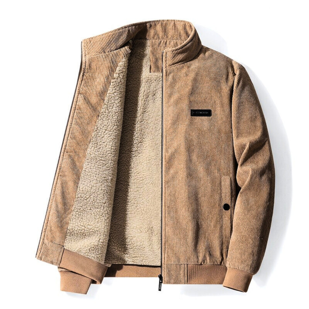 Retro Sherpa Corduroy Jas: Warm en Stijlvol voor de Herfst en Winter afbeelding 17