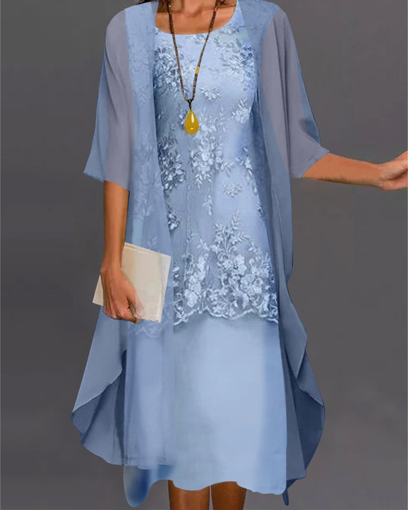 Elif | Stijlvolle Chiffon Jurk