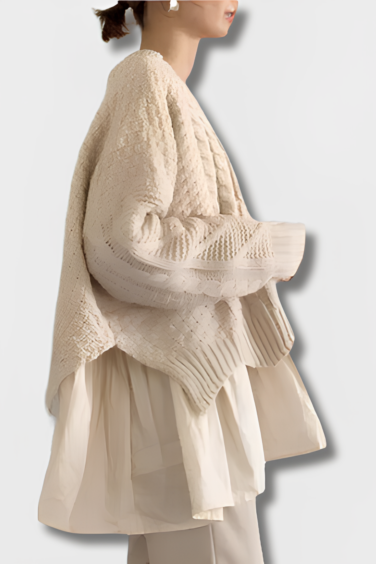 Mila | Pullover met halve halslijn