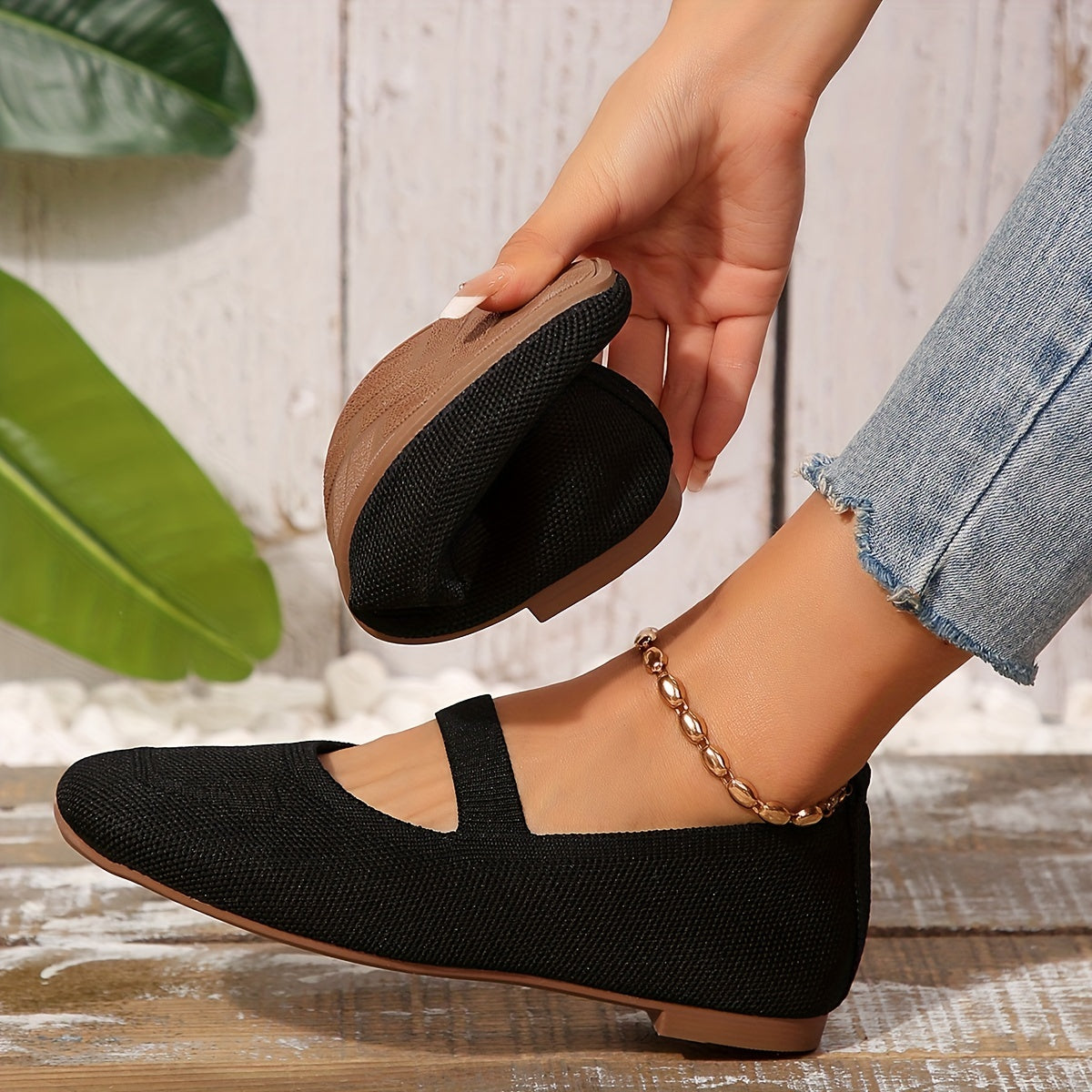 Stijlvolle en veelzijdige ballet flats met trendy strappy design afbeelding 8