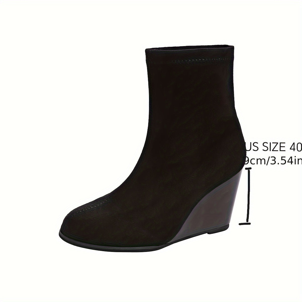 Stijlvolle enkellaarsjes van fluweel met hoge hak - Verfijnde elegantie met eigentijdse flair afbeelding 7