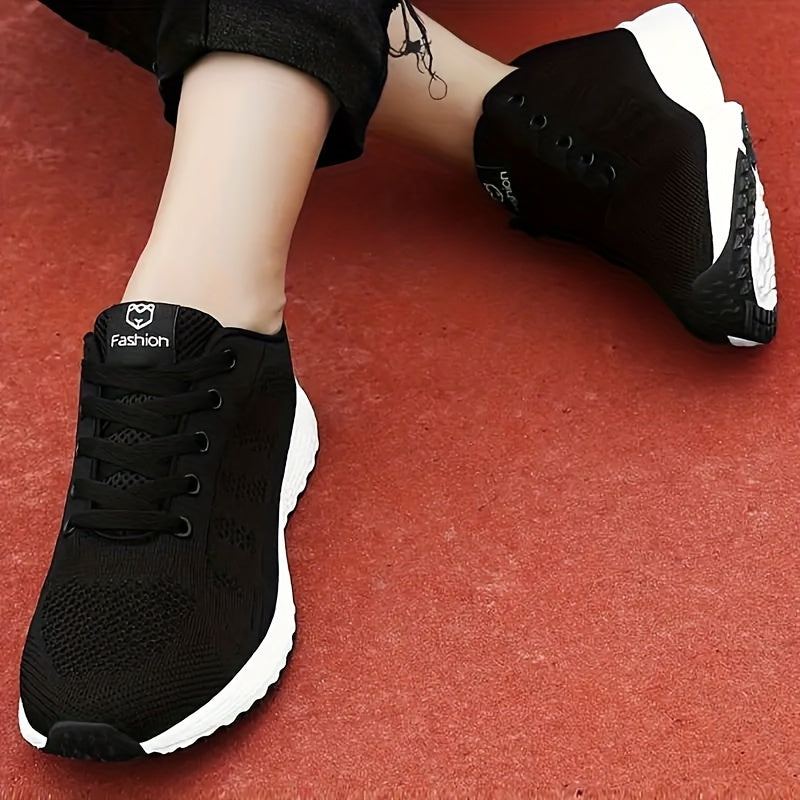 Ademende gebreide damessneakers afbeelding 5