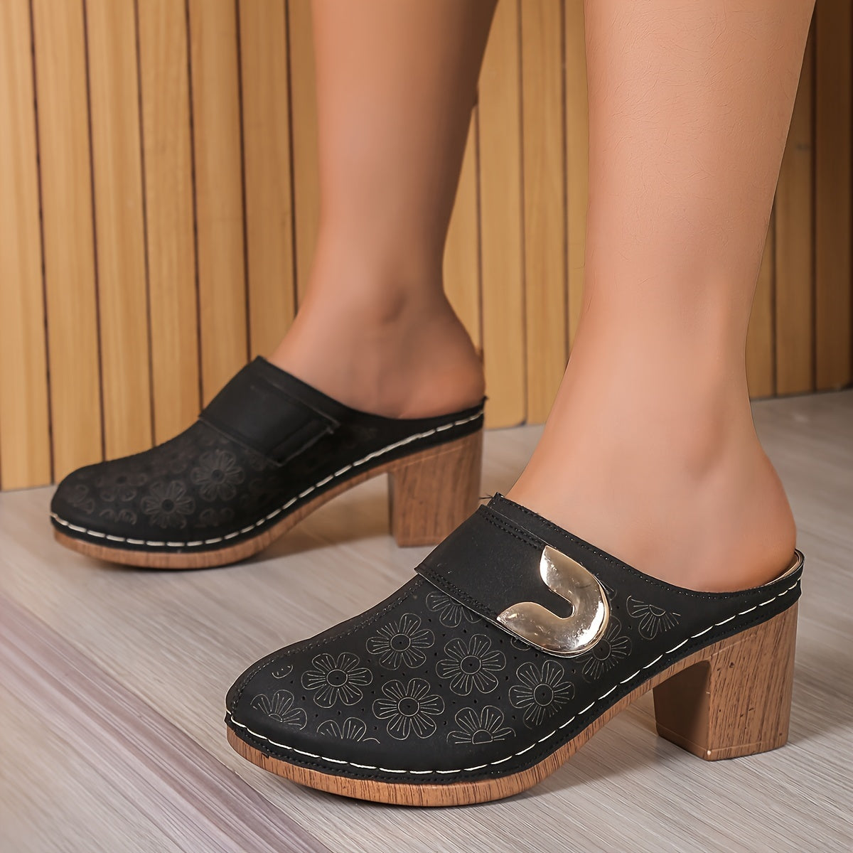 Modieuze damessandalen: comfortabel en stijlvol met bloemmotief afbeelding 10