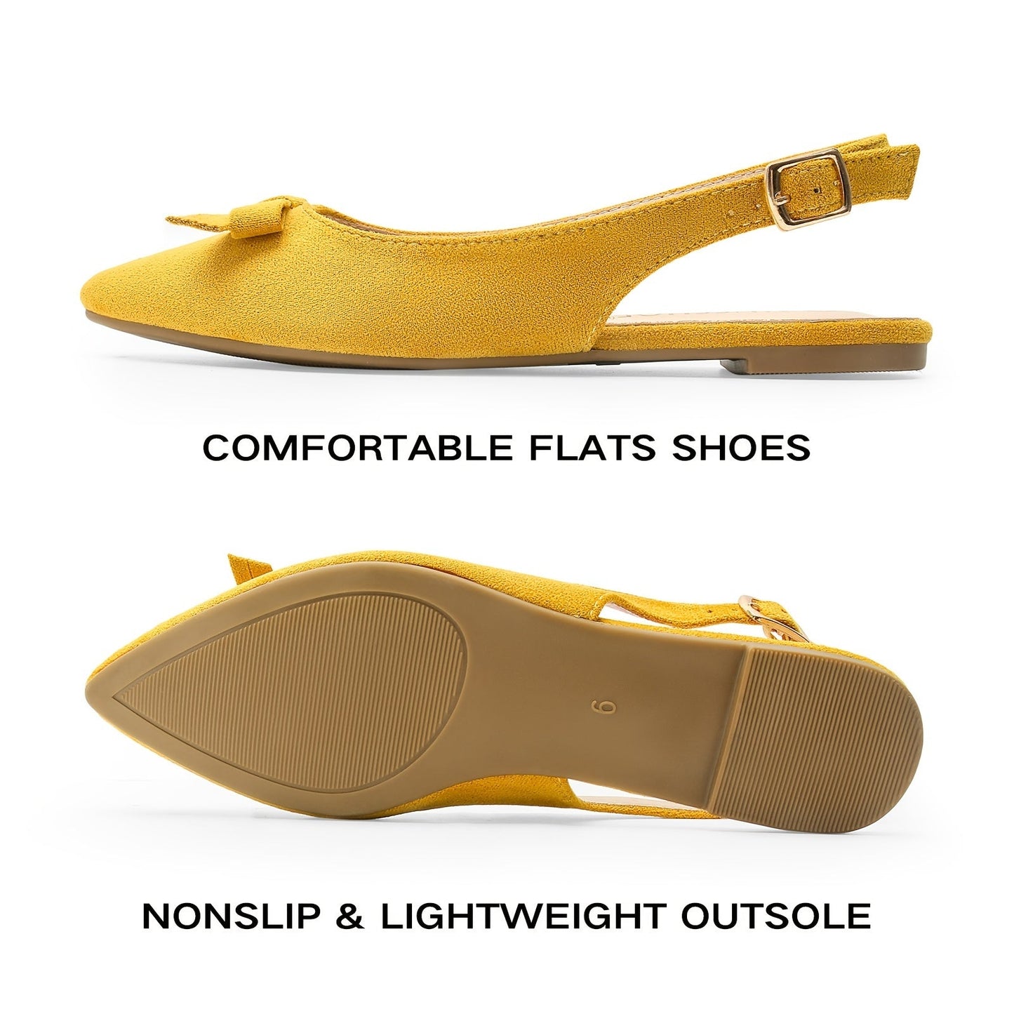 Platte slingback-sandalen met strik: Elegante en comfortabele lente look afbeelding 7