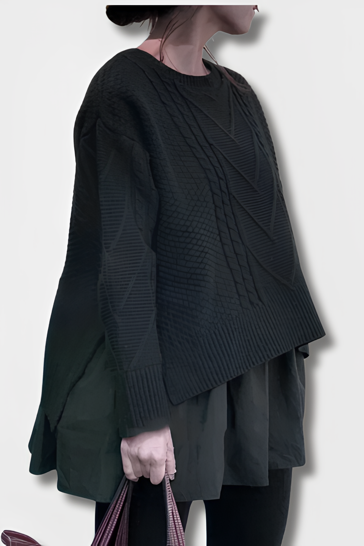 Mila | Pullover met halve halslijn