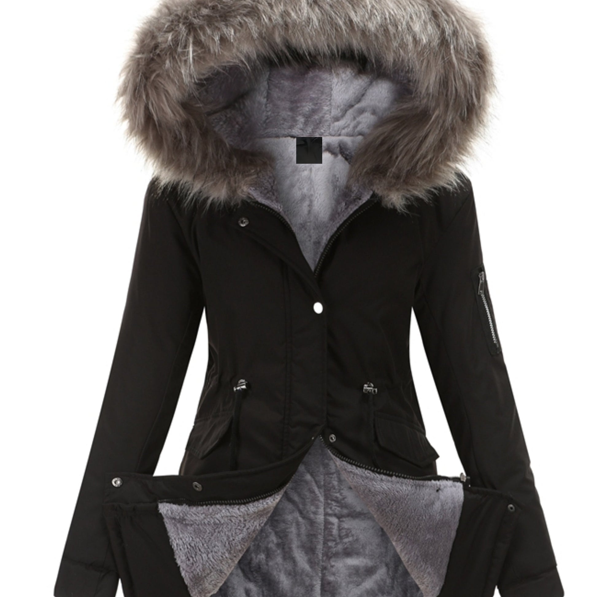 Stijlvolle heren parka jas - Warme katoenmix voor de herfst en winter afbeelding 11