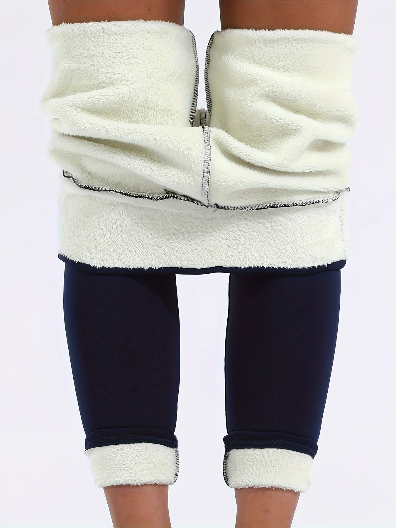 Stijlvolle hoge taille skinny legging - perfecte herfst- en winterlook met praktische zakken afbeelding 7