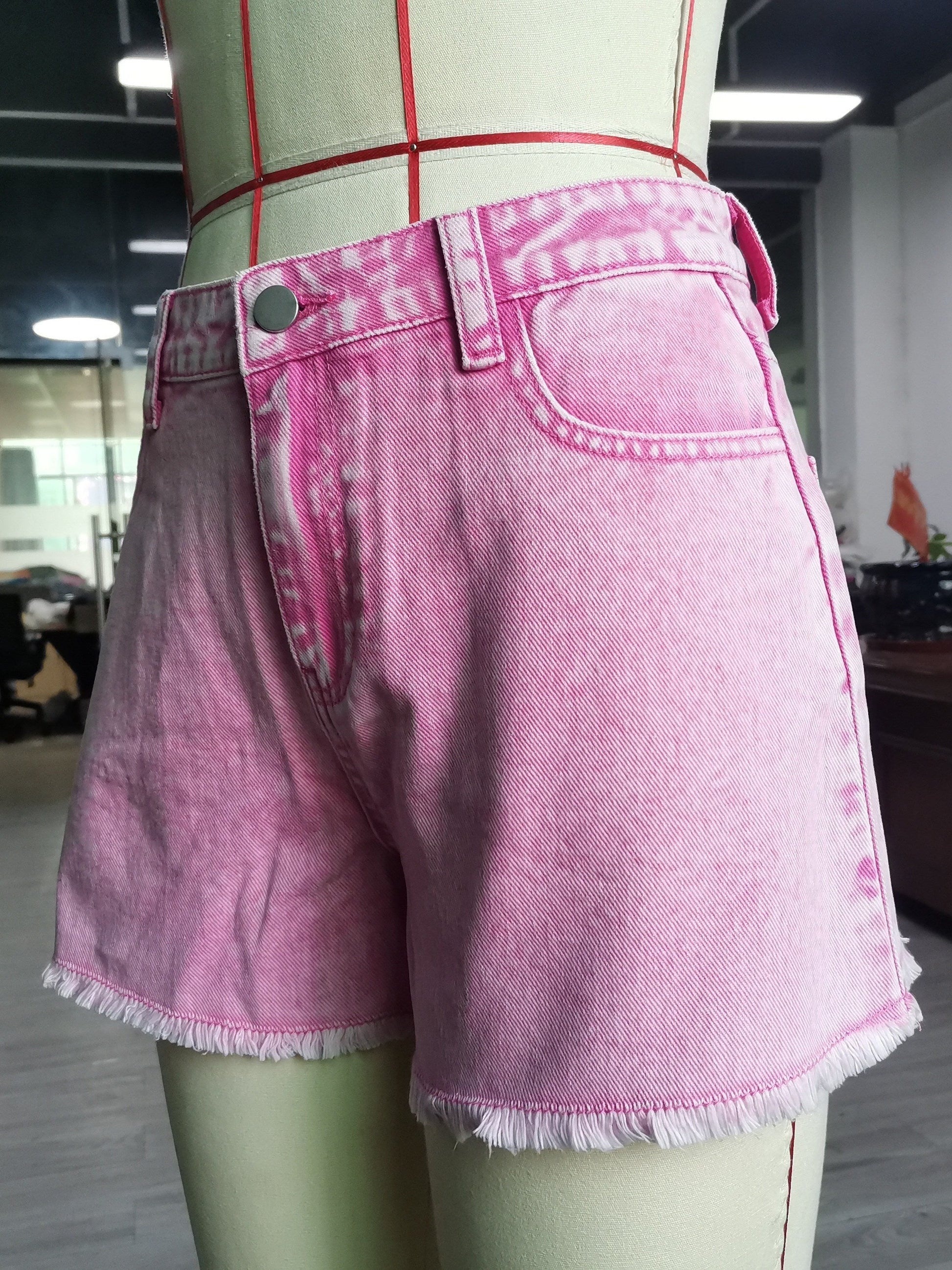 Hippe witte spijkerbroek met hoge taille en onafgewerkte zoom - 100% katoen en zomerproof! Shop nu! afbeelding 10