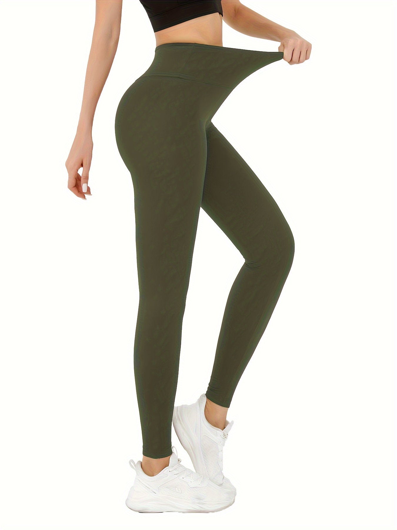 Comfortabele High-Waisted Yoga Leggings voor Volwassenen | Stijlvol en Elastisch afbeelding 7
