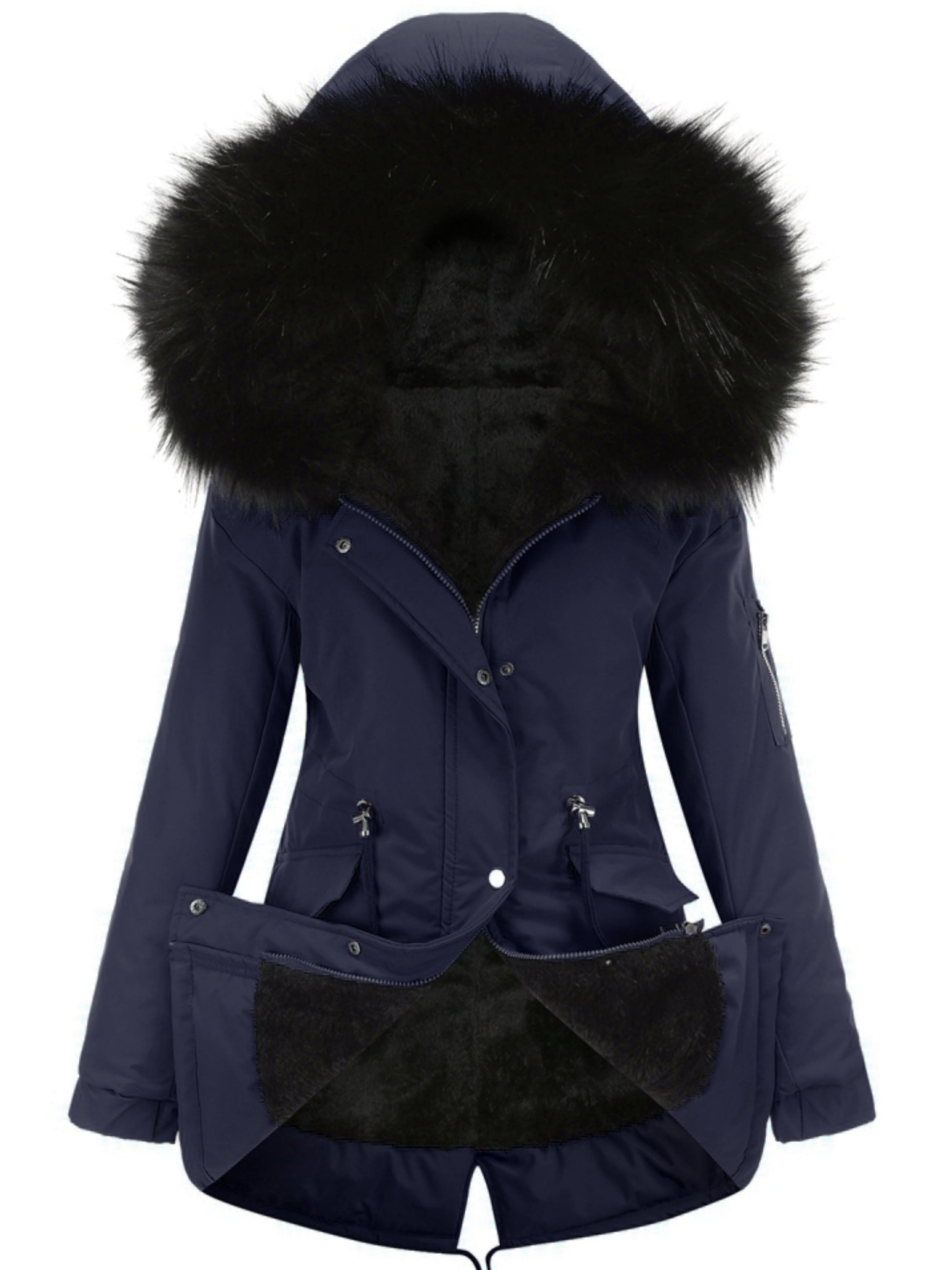 Stijlvolle heren parka jas - Warme katoenmix voor de herfst en winter afbeelding 5