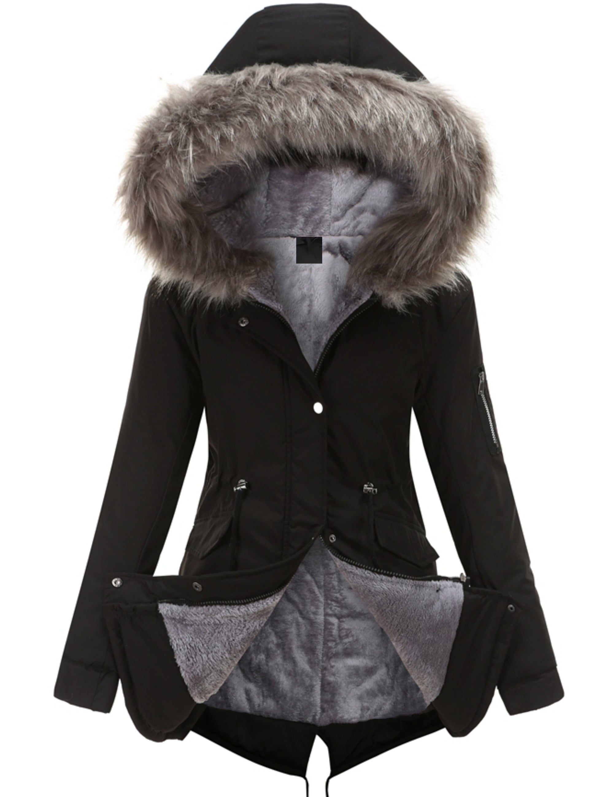 Stijlvolle heren parka jas - Warme katoenmix voor de herfst en winter afbeelding 3