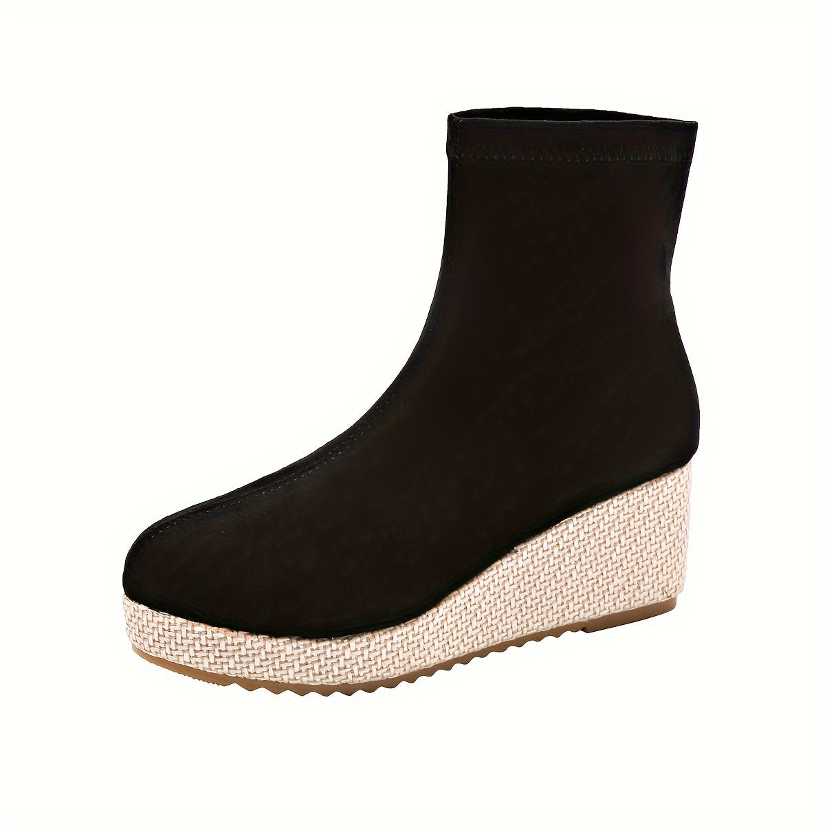 Stijlvolle dames wedge-booties voor elke gelegenheid | Comfort en veelzijdigheid | Slip-on ontwerp | Lage platformhak afbeelding 10