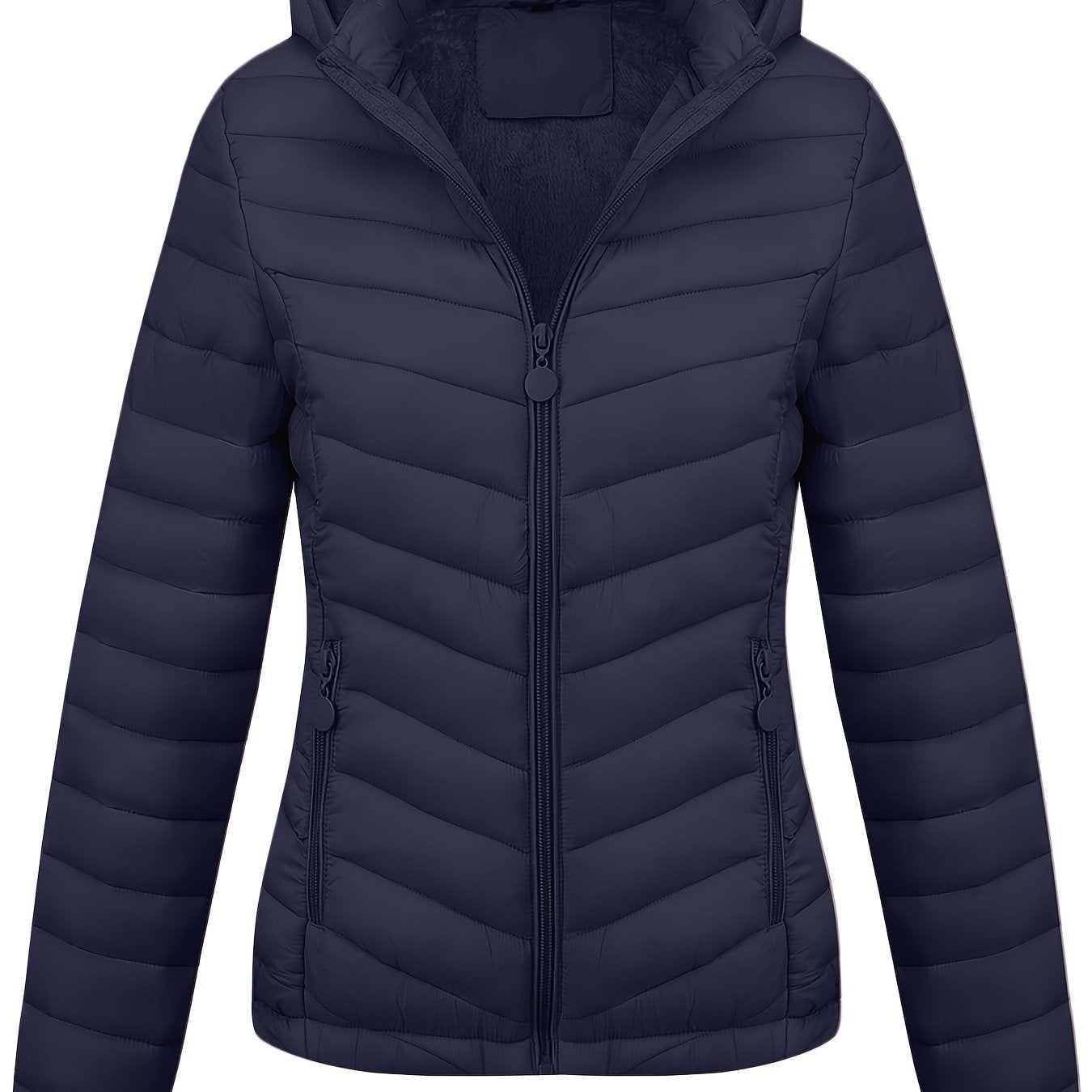 Stijlvolle en Comfortabele Puffy Hoodie Jas van Zachte Katoenmix | Herfst & Winter Essentieel afbeelding 12