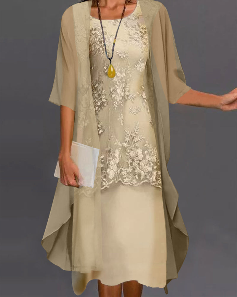 Elif | Stijlvolle Chiffon Jurk