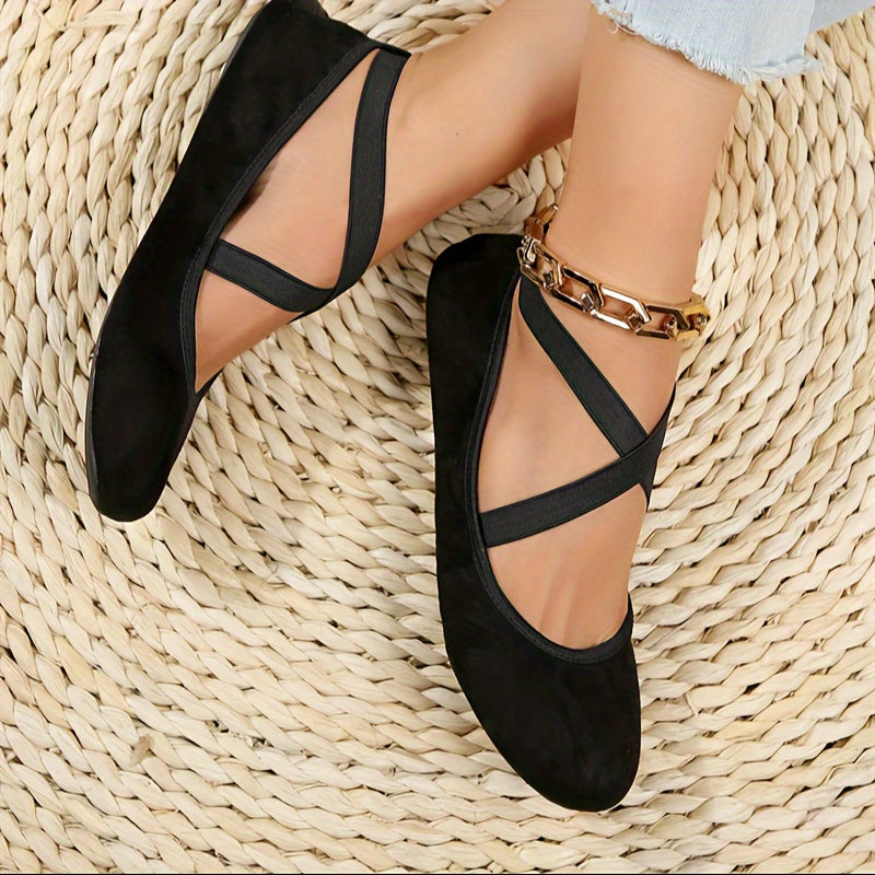 Shop nu voor comfortabele en stijlvolle dames balletflats - ideaal voor elke gelegenheid! Gemaakt van luxe materialen voor een ademende en zachte pasvorm. Ontdek de perfecte mix van mode en functionaliteit! afbeelding 3