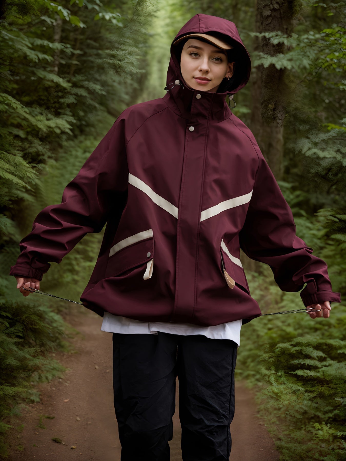 Waterdicht lichtgewicht windjack van premium katoenmix | Bescherming en stijl in één | Perfect voor herfst en winter afbeelding 10