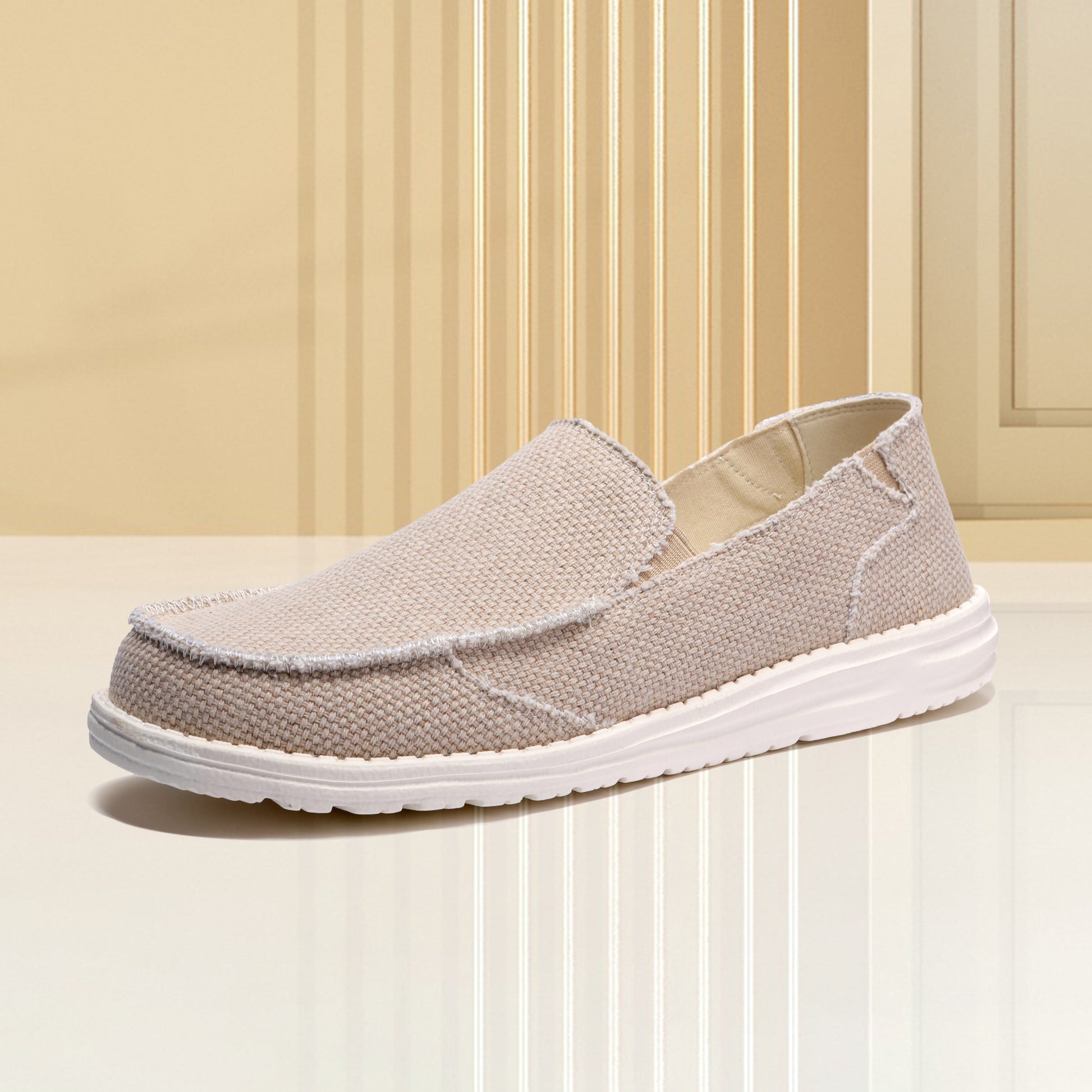 Comfortabele lichtgewicht canvas instappers