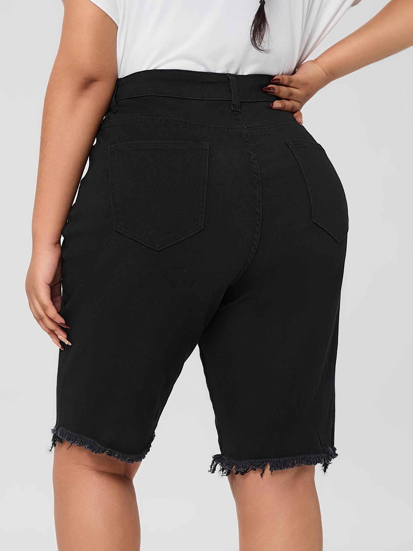 Vind je perfecte blauwe denim shorts voor de lente en zomer - Ontdek onze stijlvolle en comfortabele opties afbeelding 6