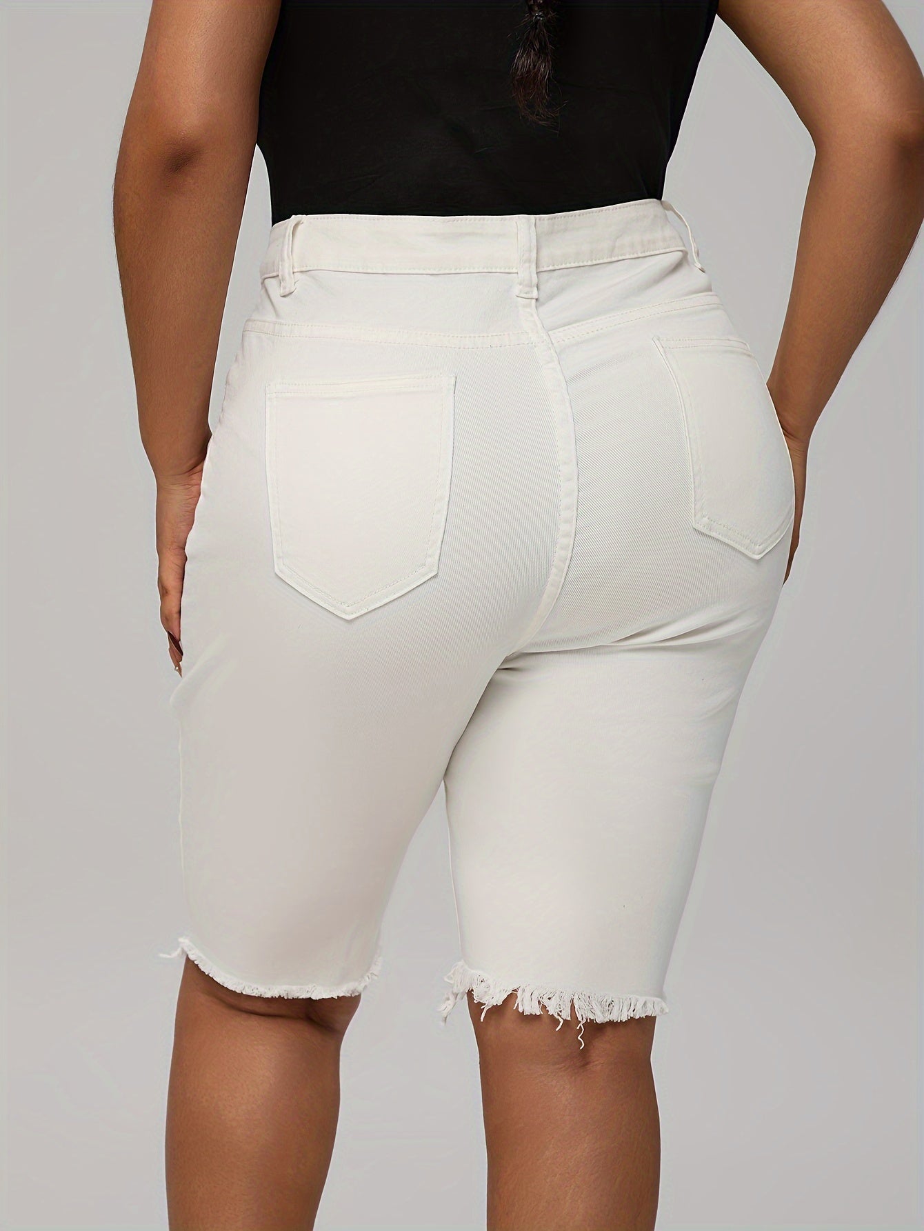 Vind je perfecte blauwe denim shorts voor de lente en zomer - Ontdek onze stijlvolle en comfortabele opties afbeelding 8