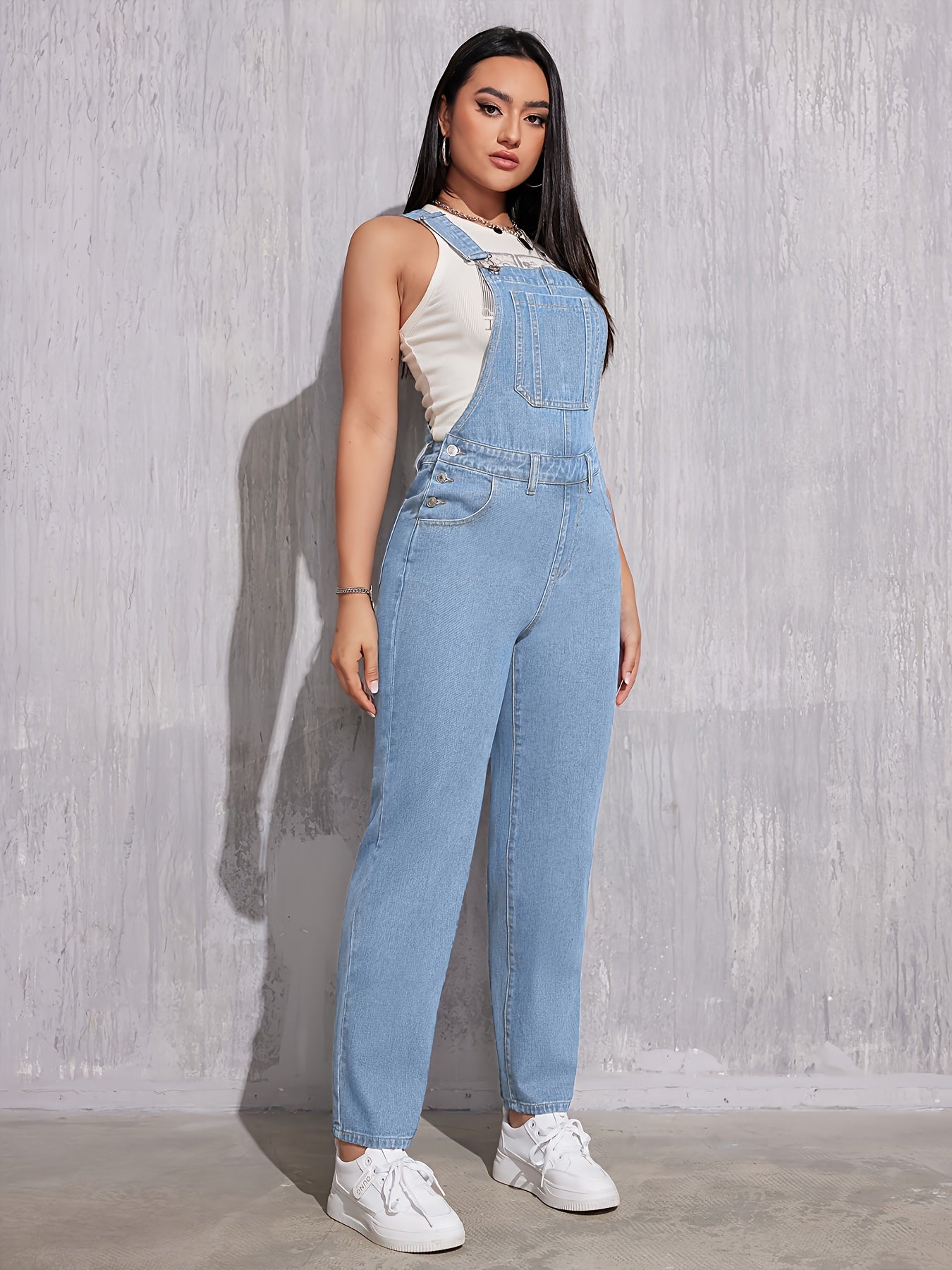 Lichtblauwe denim overalls - Comfortabel & tijdloos | Shop nu! afbeelding 4