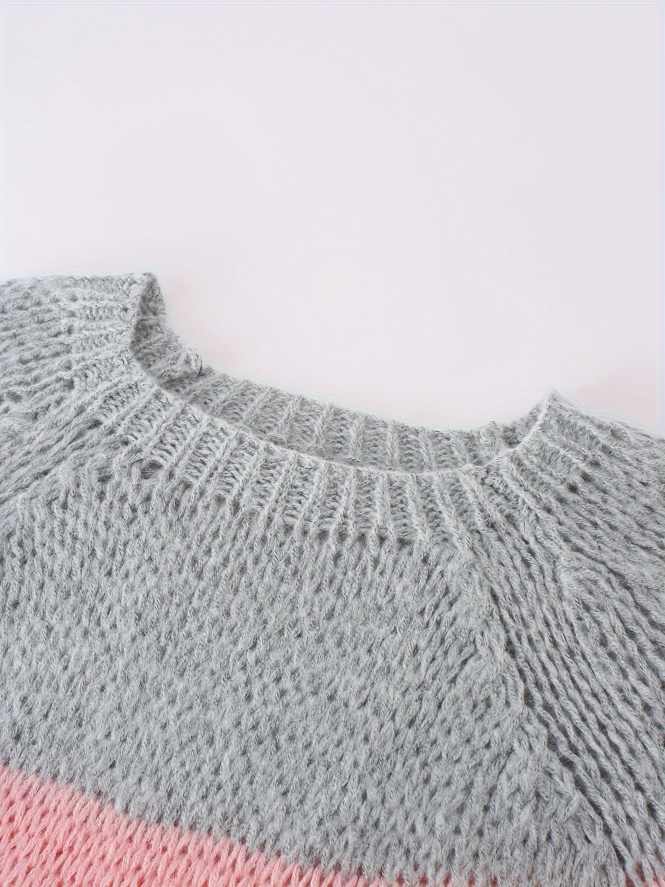 Elegante gestreepte gebreide jurk met lange mouwen | Voor een tijdloze en stijlvolle look afbeelding 5