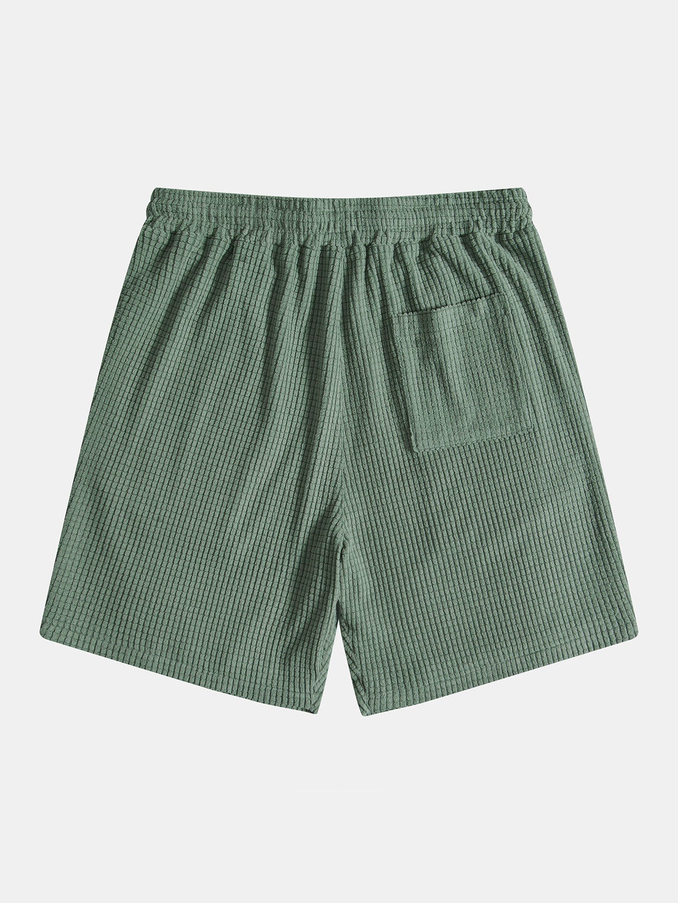 Stijlvolle Wafelpoloshirt en -shorts voor Heren