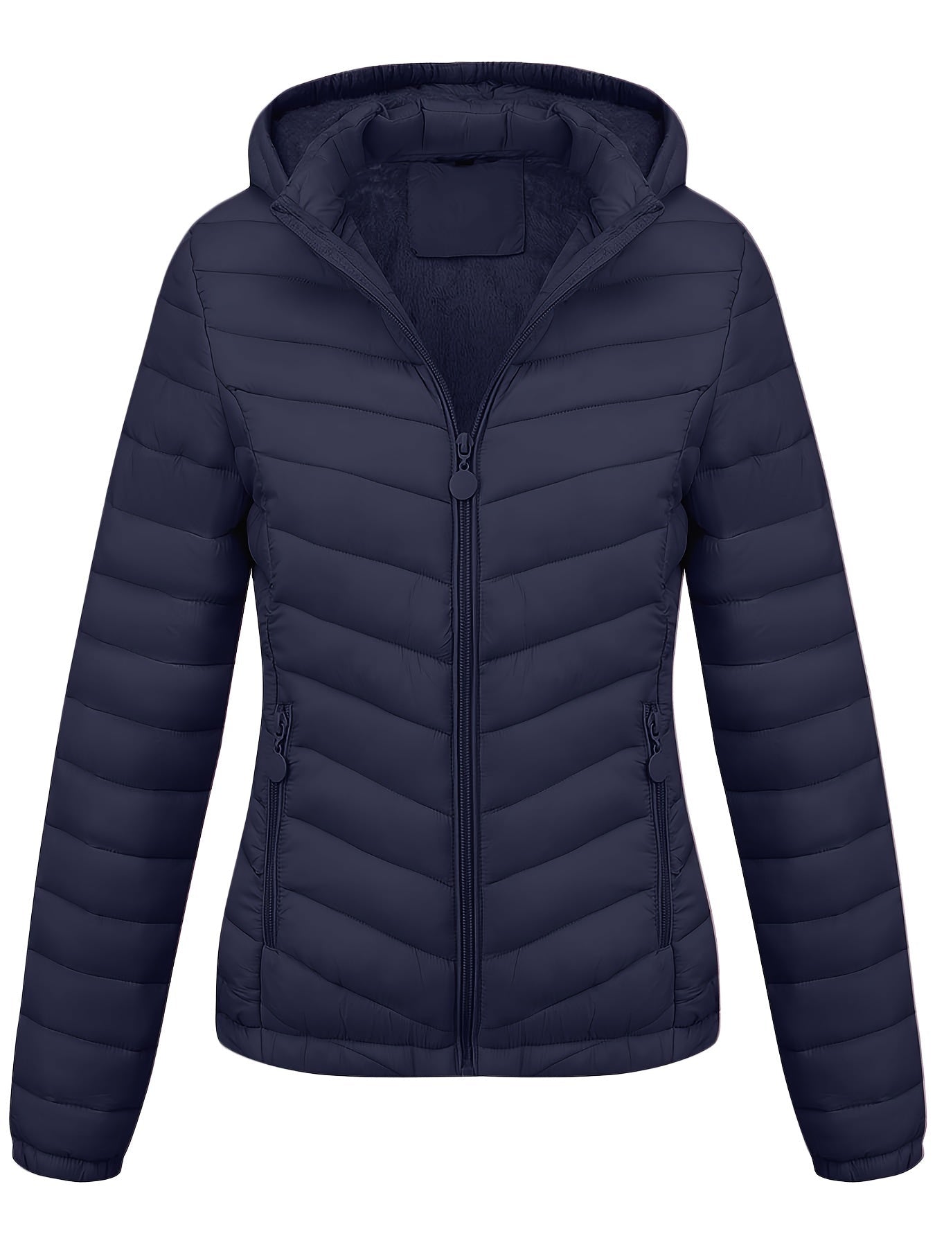 Stijlvolle en Comfortabele Puffy Hoodie Jas van Zachte Katoenmix | Herfst & Winter Essentieel afbeelding 3