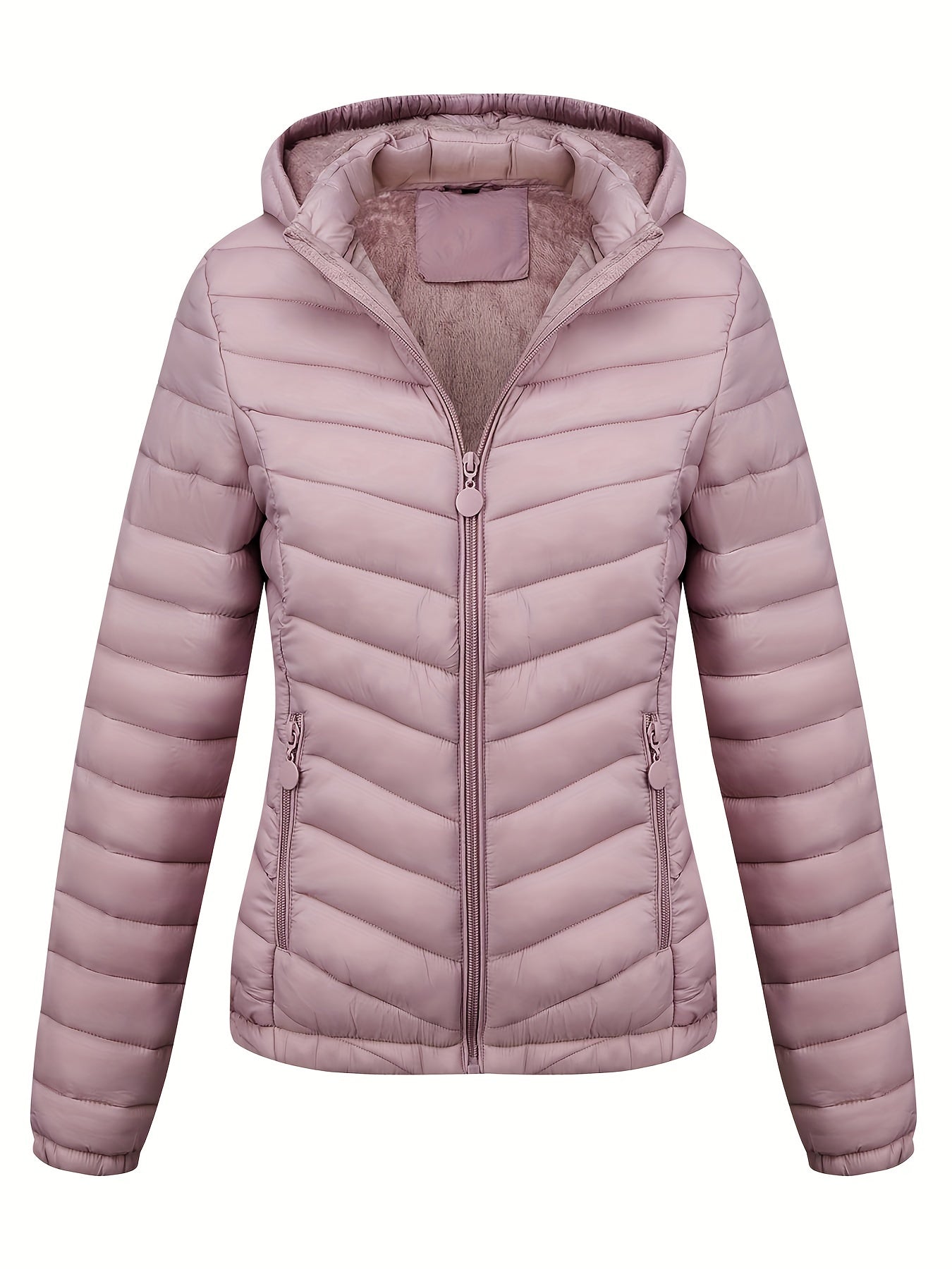 Stijlvolle en Comfortabele Puffy Hoodie Jas van Zachte Katoenmix | Herfst & Winter Essentieel afbeelding 2