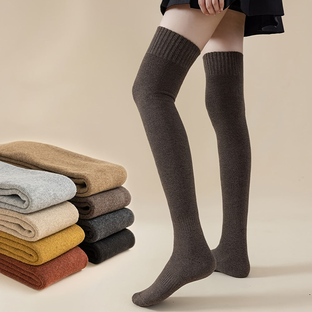 Warme en Stijlvolle Dikke Winterkousen van Katoenmix | Herfst & Winter Snufjes afbeelding 5