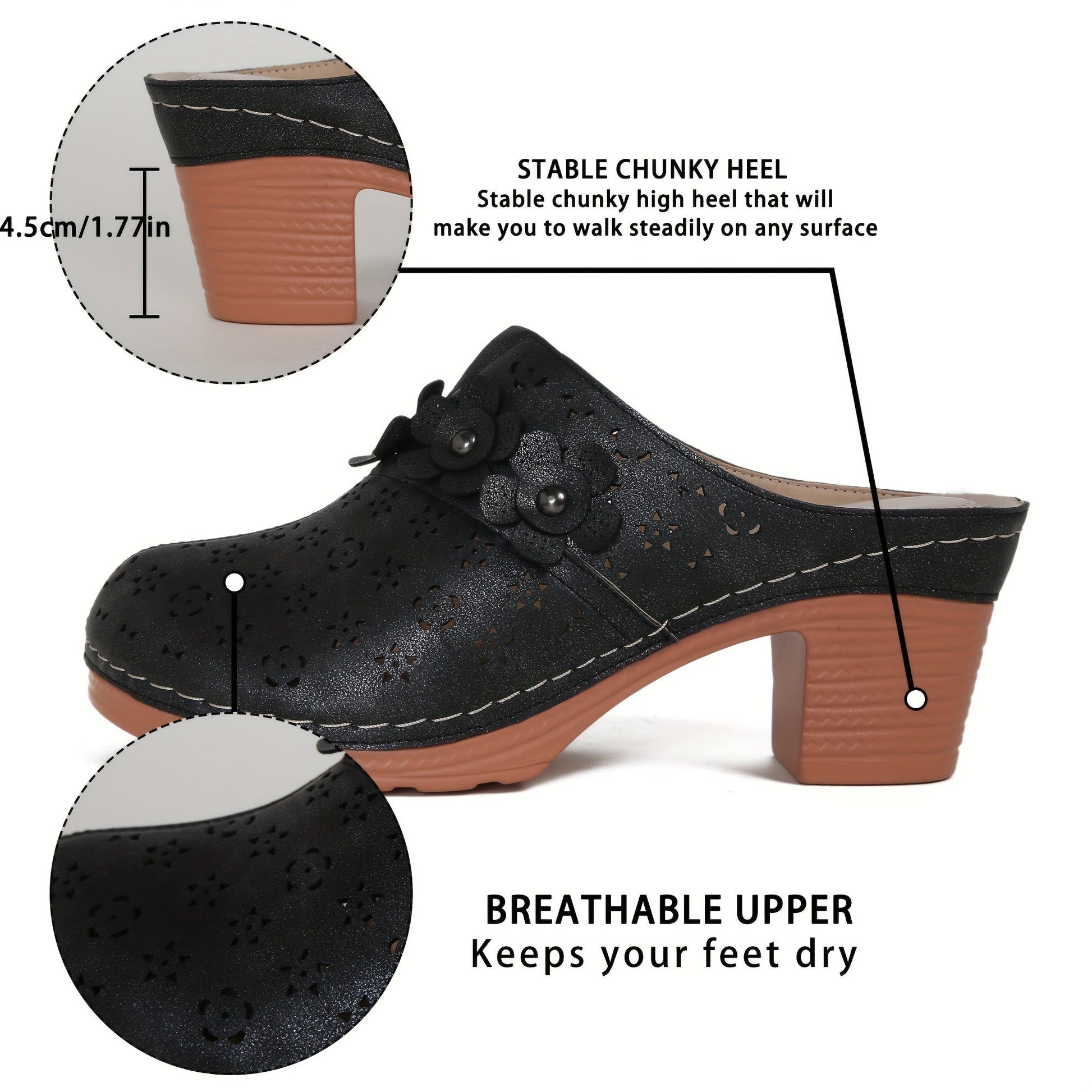 Stijlvolle chunky dames mules: comfortabel en chic | Shop nu! afbeelding 7