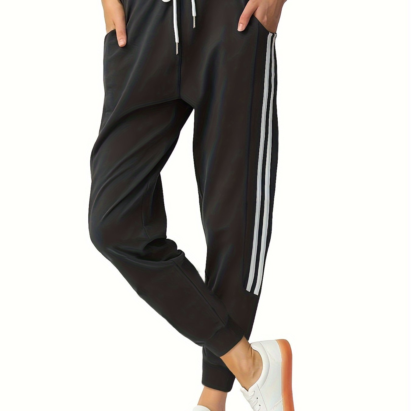 Dames joggingbroek van zachte katoenmix - ideaal voor sport of thuis! Ontdek de comfortabele pasvorm nu. afbeelding 5