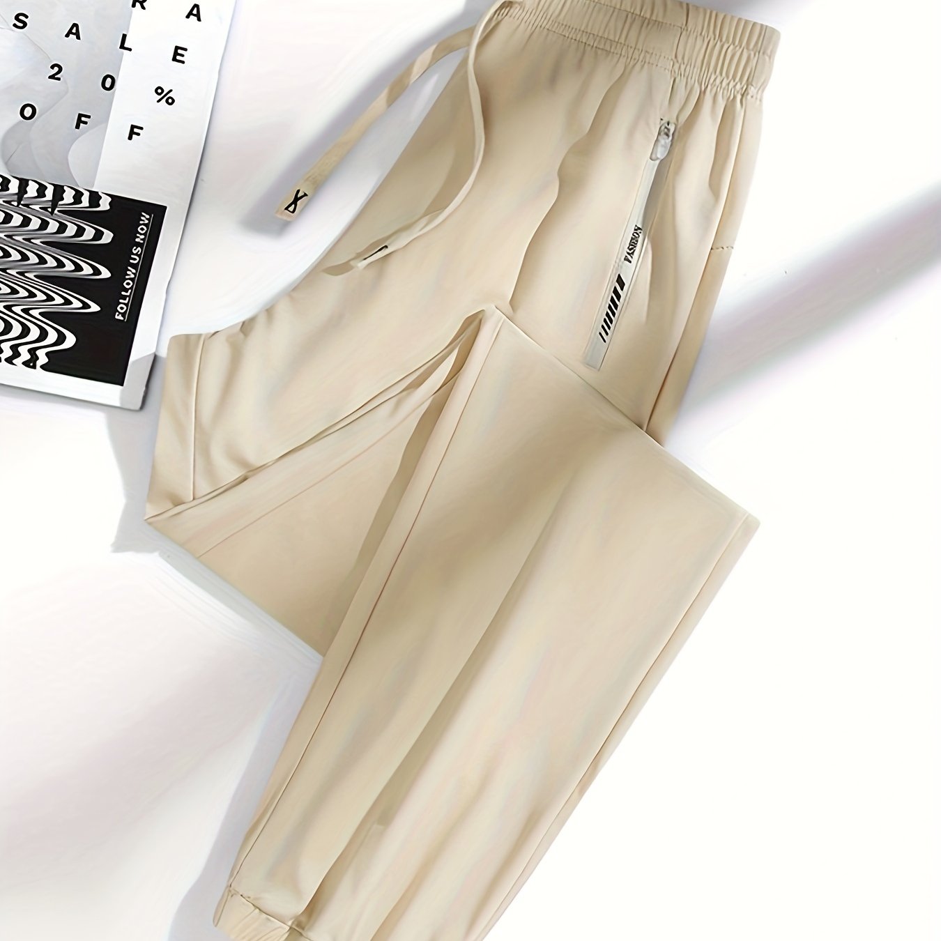 Comfortabele zomer joggers: lichtgewicht en ademend van premium katoenmix afbeelding 15