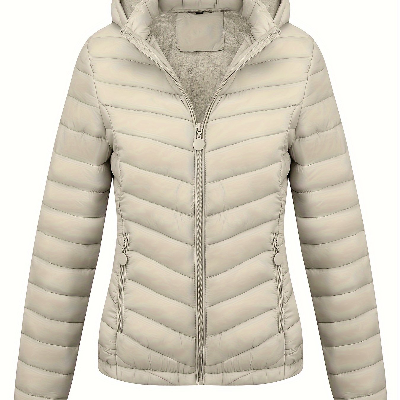 Stijlvolle en Comfortabele Puffy Hoodie Jas van Zachte Katoenmix | Herfst & Winter Essentieel afbeelding 14